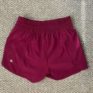 Track that lululemon mid rise 4 inch shorts
